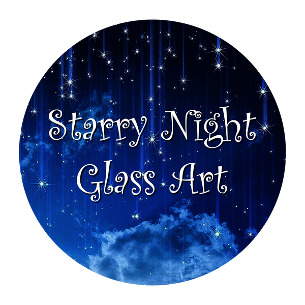 Starry Night Glass Art