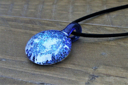 Memorial Pendant "Galaxy" Memorial Jewelry Memorial Keepsake Cremation Jewelry Galaxy Stars Memorial Pendant Gift Starry Night Glass Art