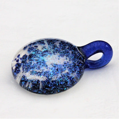 Memorial Pendant "Galaxy" Memorial Jewelry Memorial Keepsake Cremation Jewelry Galaxy Stars Memorial Pendant Gift Starry Night Glass Art