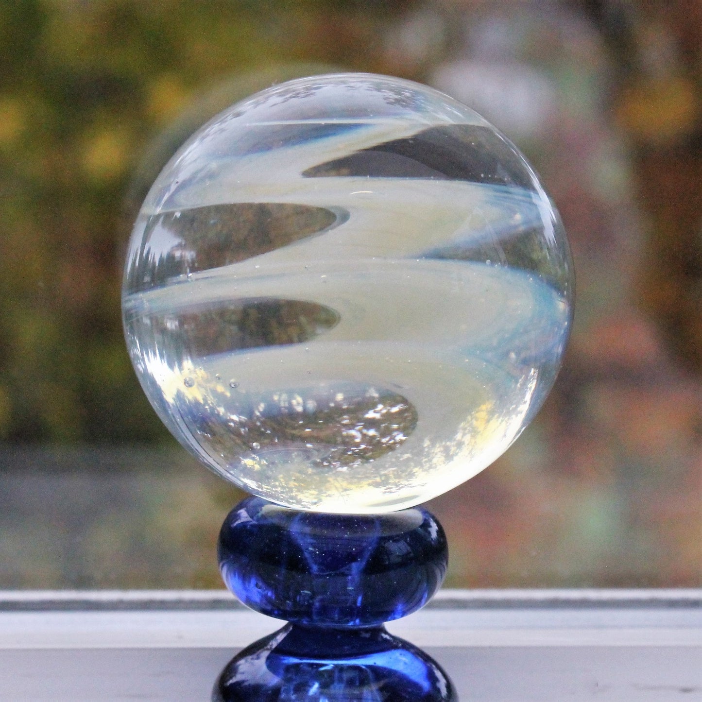 Helix Solid Glass Memorial Globe, Family Memorial, Urn Alternatives, Memorial Keepsakes, Pet Loss, Pet Memorial, Pet Ashes, Rainbow Bridge