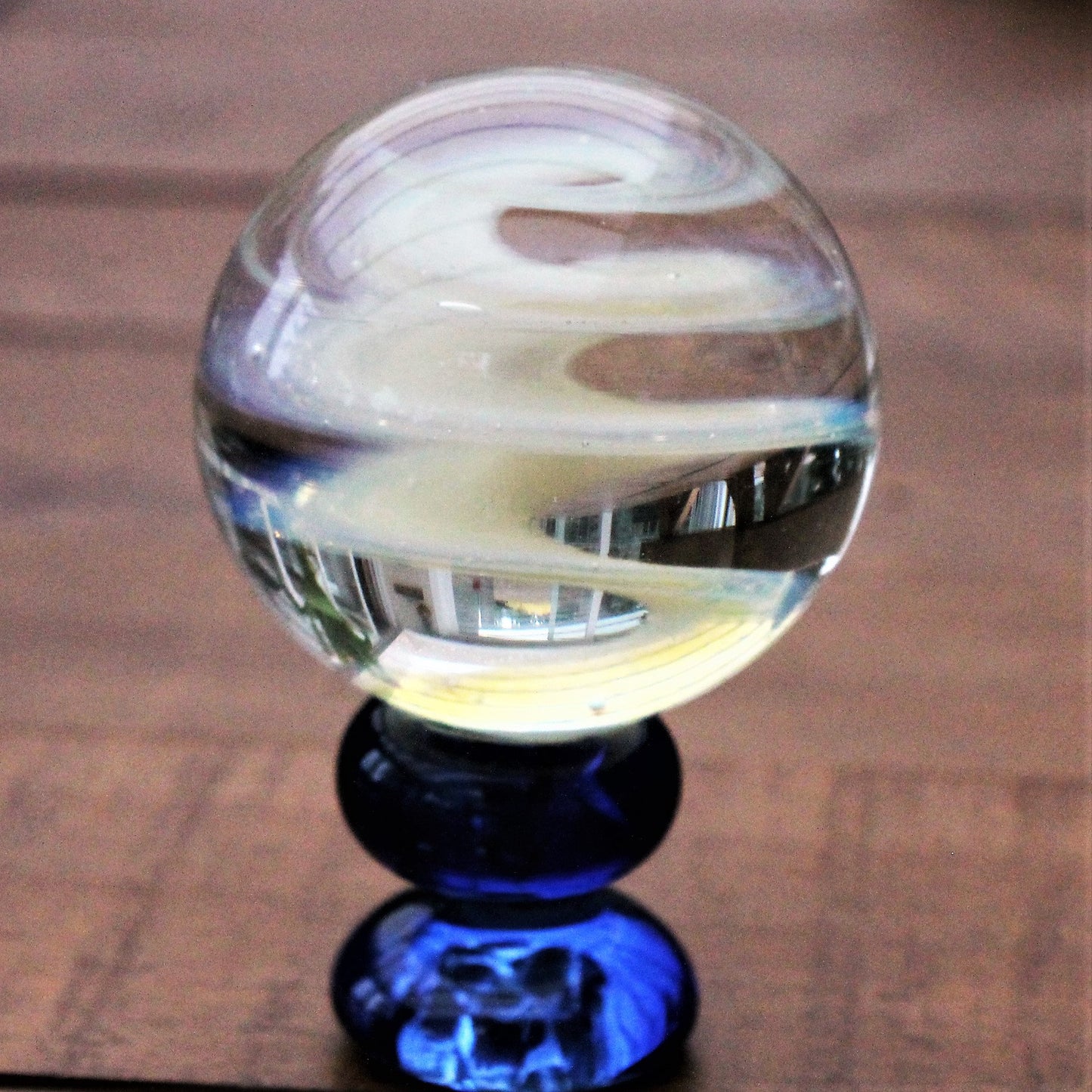 Helix Solid Glass Memorial Globe, Family Memorial, Urn Alternatives, Memorial Keepsakes, Pet Loss, Pet Memorial, Pet Ashes, Rainbow Bridge