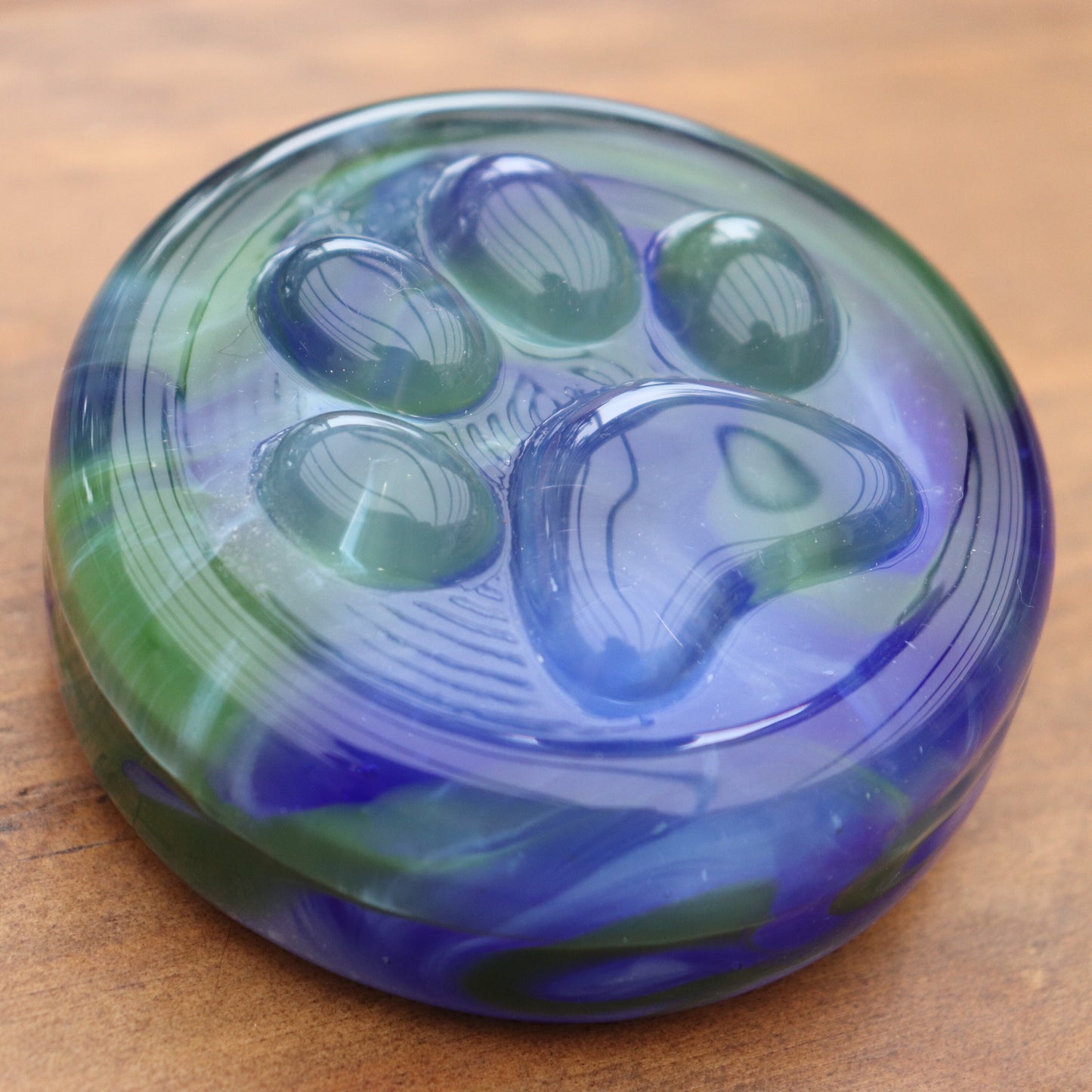 Pet Paw Print Paperweight Pet Loss Gift Pet Ashes Memorial Custom Paperweight Paw Gift Handmade Paw Print Memorial Keepsakes