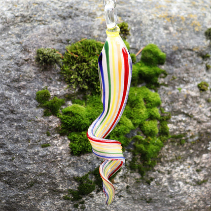 Rainbow Bridge Ribbon Ornament Pet Memorial Ornament Sun Catcher Christmas Ornament for the Loss of a Pet Urn for Ashes Ornaments