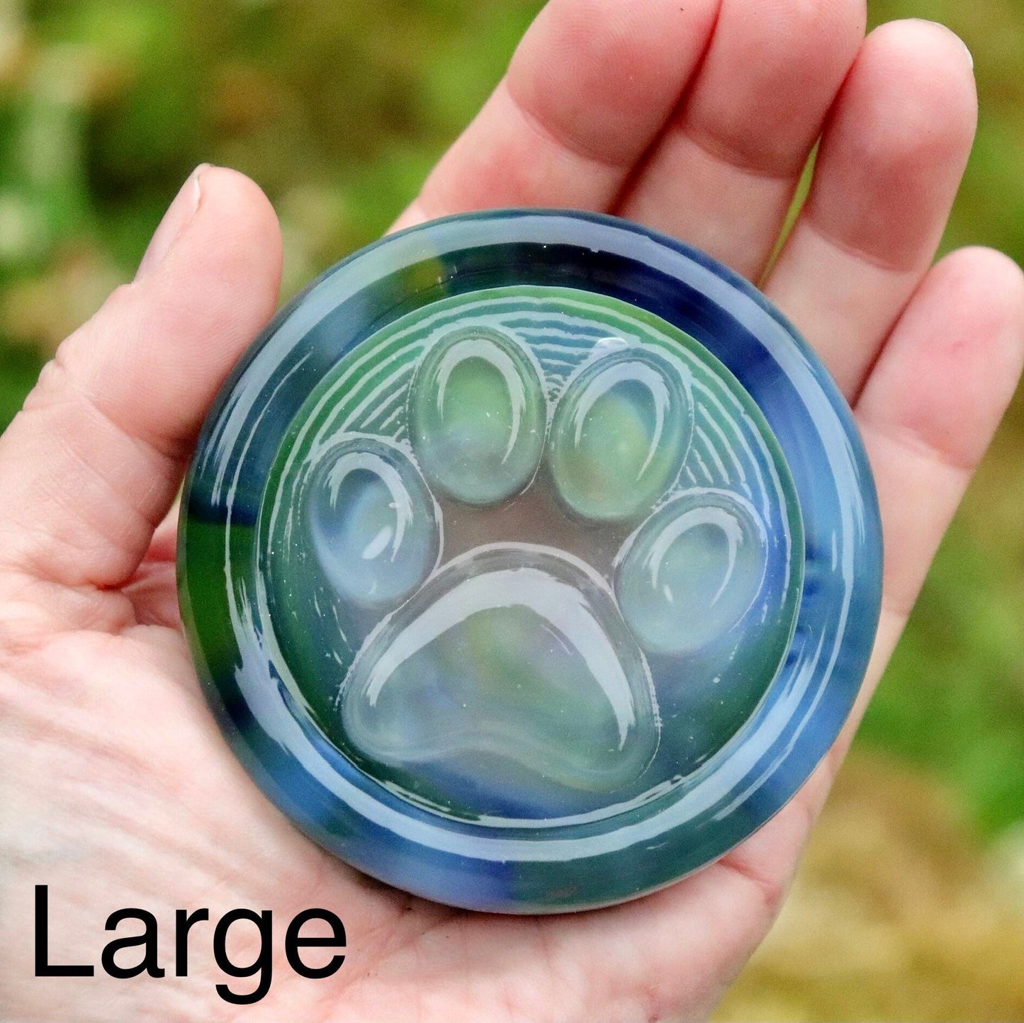 Pet Paw Print Paperweight Pet Loss Gift Pet Ashes Memorial Custom Paperweight Paw Gift Handmade Paw Print Memorial Keepsakes