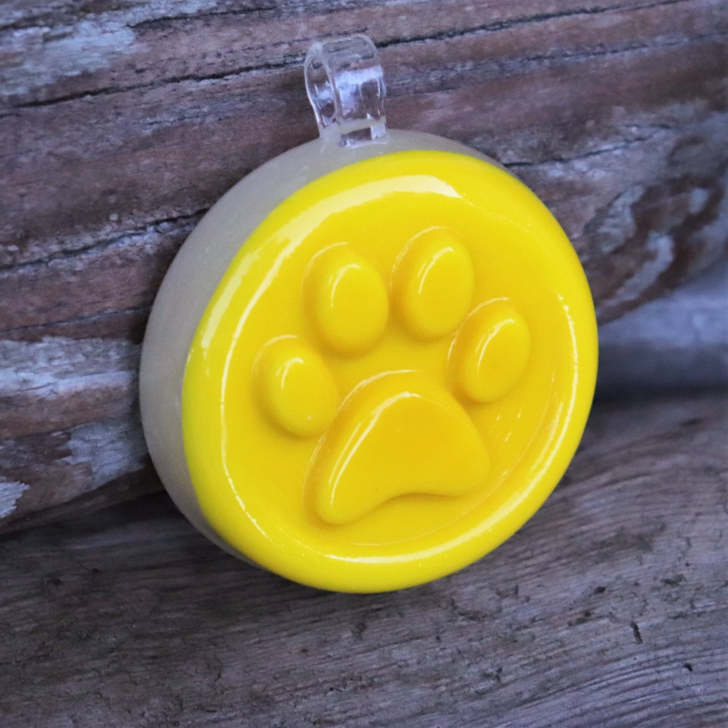 Paw Print Glass Memorial Ornament Memorial Glass Art Pet Loss Memorial Keepsake Rainbow Bridge Pet Remembrance Starry Night Glass Art