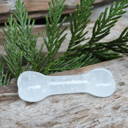 Glass Art Memorial Dog Bone Paperweight Memorial Paperweight Glass Dog Bone Keepsake Bone Shape Decor Dog Remembrance Glass Keepsake